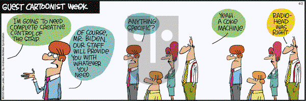 Mike du Jour on Wednesday April 2, 2025 Comic Strip