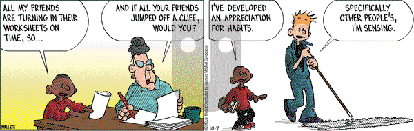 Frazz on Monday October 7, 2019 Comic Strip