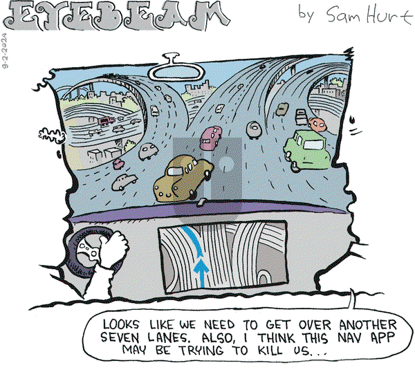 Eyebeam on Monday September 2, 2024 Comic Strip