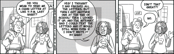 Heart of the City on Tuesday November 4, 2025 Comic Strip