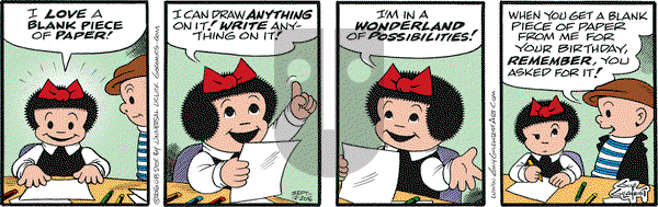 Nancy on Monday September 12, 2016 Comic Strip