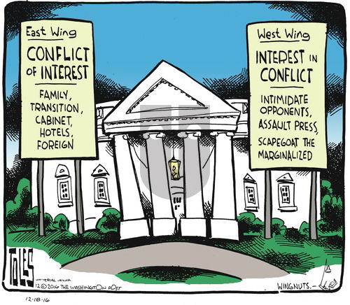 Tom Toles on Sunday December 18, 2016 Comic Strip