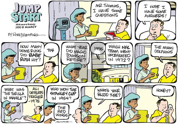 JumpStart on Sunday August 6, 2006 Comic Strip