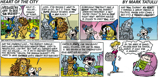 Heart of the City on Sunday May 6, 2001 Comic Strip