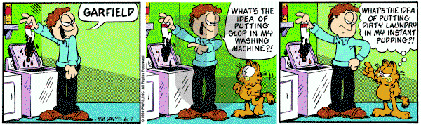 Garfield on Wednesday June 7, 1989 Comic Strip