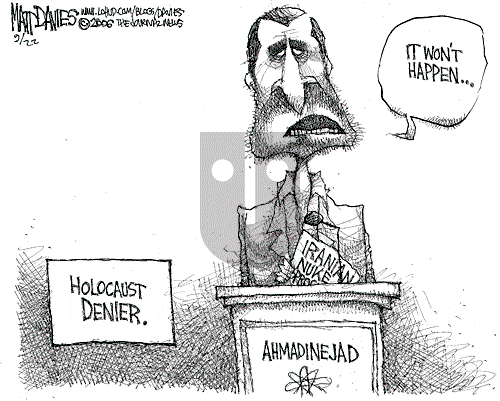 Matt Davies on Friday September 22, 2006 Comic Strip