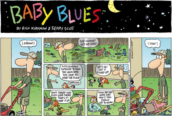 Baby Blues on Sunday July 13, 2008 Comic Strip
