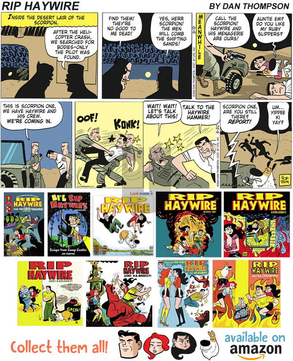 Rip Haywire on Sunday August 19, 2018 Comic Strip