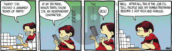 The Buckets on Monday June 19, 2017 Comic Strip
