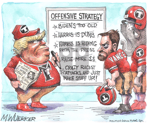 Matt Wuerker on Wednesday October 16, 2024 Comic Strip