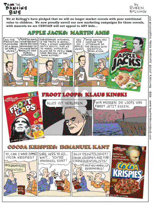 Tom the Dancing Bug on Saturday July 14, 2007 Comic Strip
