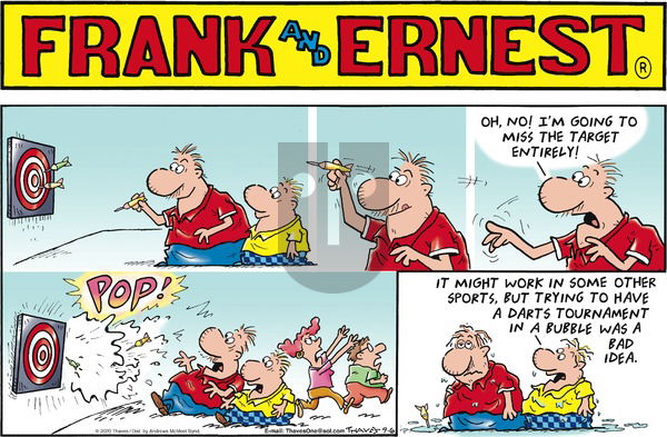 Frank and Ernest on Sunday September 6, 2020 Comic Strip