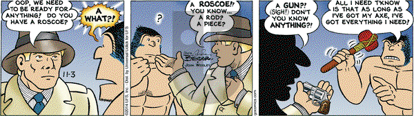 Alley Oop on Monday November 3, 2014 Comic Strip
