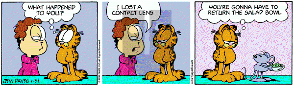 Garfield on Saturday January 31, 1998 Comic Strip
