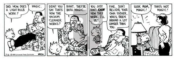 Calvin and Hobbes on Thursday July 6, 1989 Comic Strip