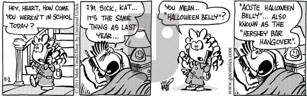 Heart of the City on Wednesday November 2, 2011 Comic Strip