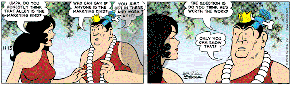 Alley Oop on Friday November 13, 2009 Comic Strip