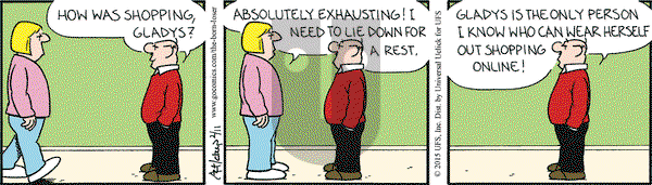 The Born Loser on Wednesday February 11, 2015 Comic Strip