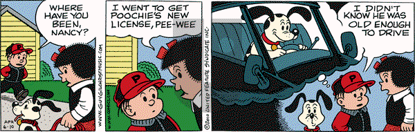 Nancy on Tuesday April 6, 2010 Comic Strip