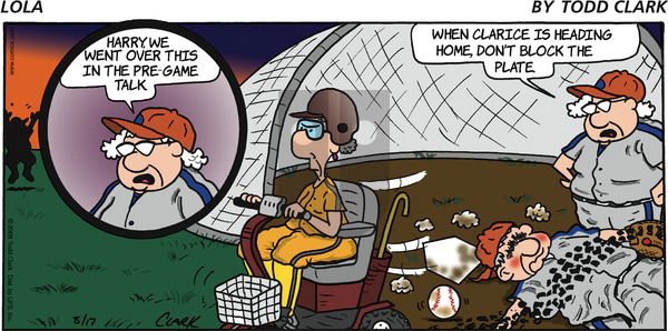 Lola on Sunday August 17, 2008 Comic Strip