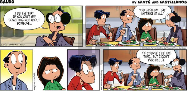 Baldo on Sunday September 20, 2009 Comic Strip