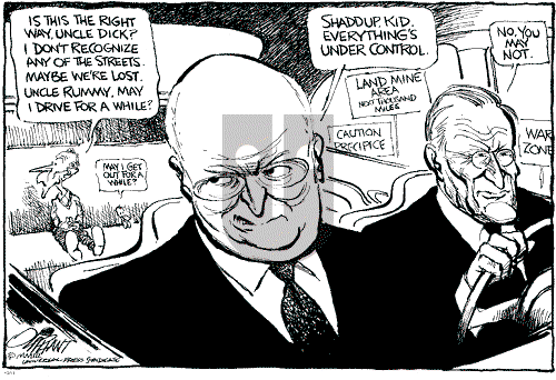 Pat Oliphant on Monday October 13, 2003 Comic Strip