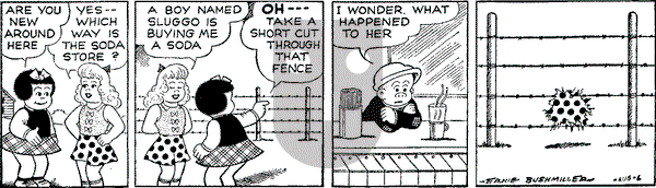 Nancy Classics on Saturday August 6, 2016 Comic Strip