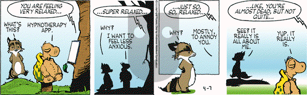 Over the Hedge on Monday April 7, 2025 Comic Strip