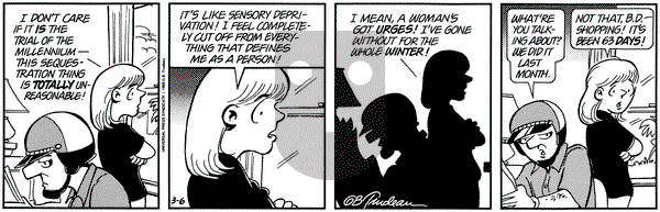 Doonesbury on Monday March 6, 1995 Comic Strip