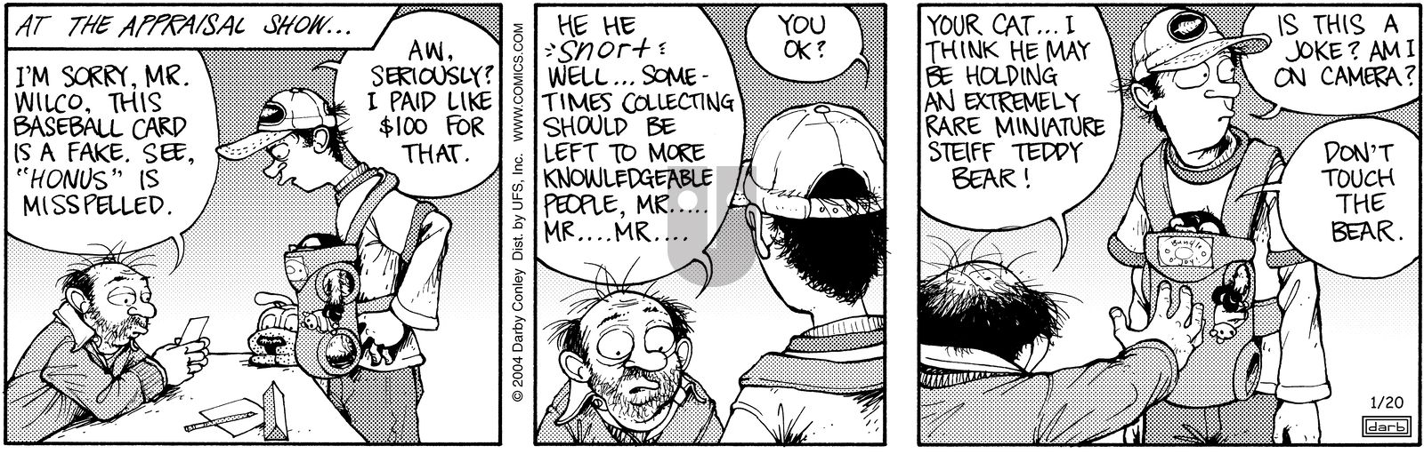 Get Fuzzy - Tuesday January 20, 2004 Comic Strip