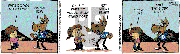 Prickly City on Wednesday July 2, 2025 Comic Strip