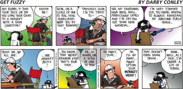 Get Fuzzy on Sunday October 15, 2006 Comic Strip