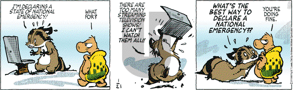 Over the Hedge on Monday January 21, 2019 Comic Strip