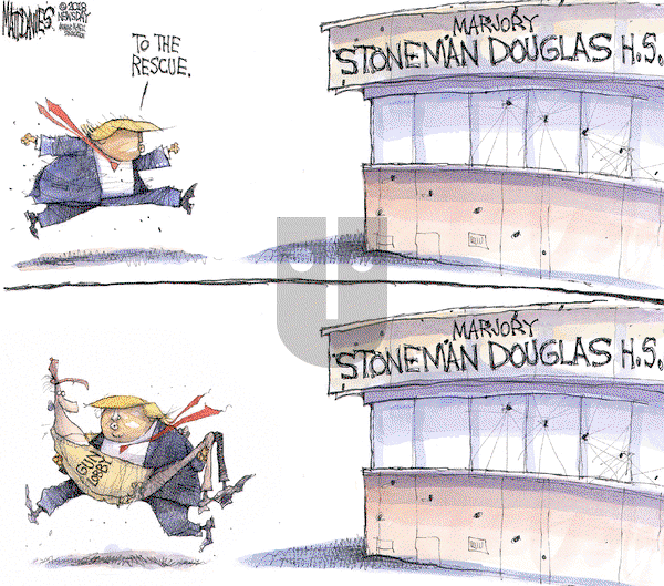 Matt Davies on Tuesday February 27, 2018 Comic Strip