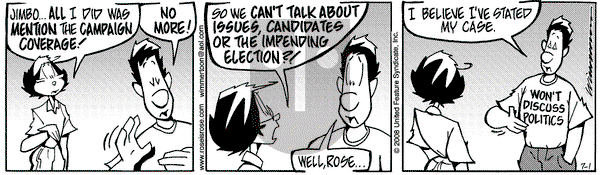 Rose is Rose on Tuesday July 1, 2008 Comic Strip