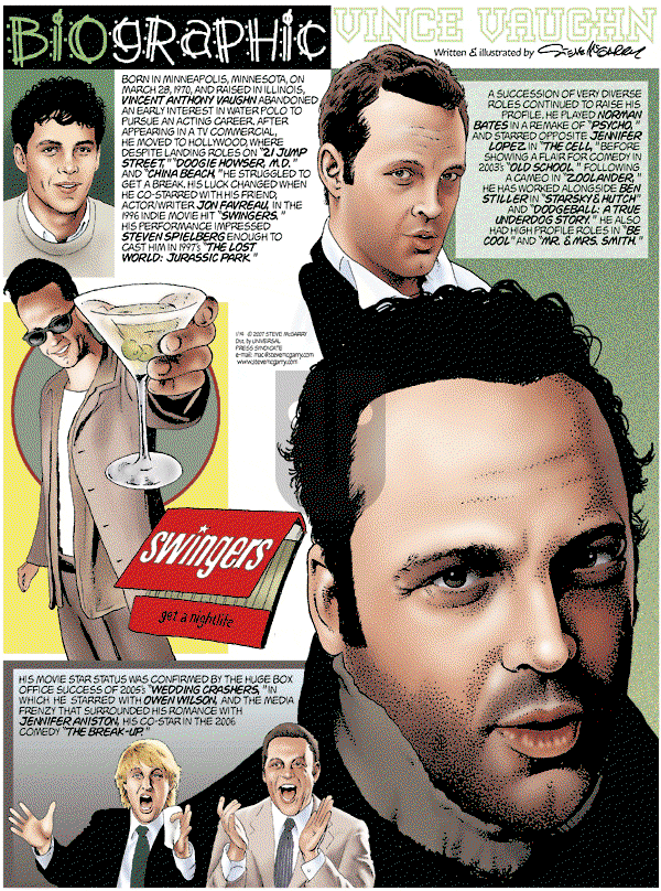 Biographic on Sunday January 14, 2007 Comic Strip