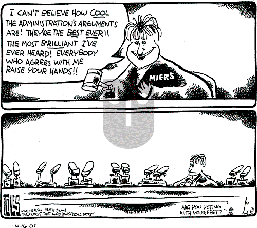 Tom Toles - Sunday October 16, 2005 Comic Strip