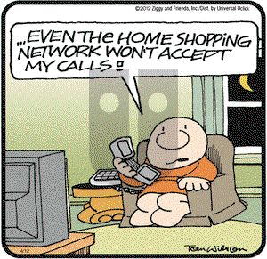 Ziggy on Thursday April 12, 2012 Comic Strip