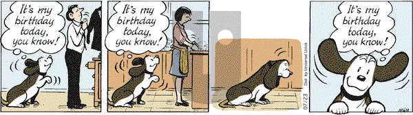 Fred Basset - Monday July 23, 2012 Comic Strip