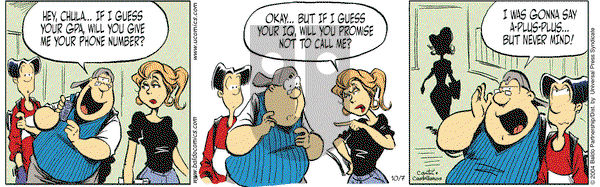 Baldo on Thursday October 7, 2004 Comic Strip