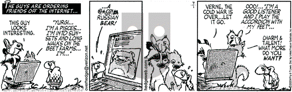 Over the Hedge on Friday July 1, 2005 Comic Strip