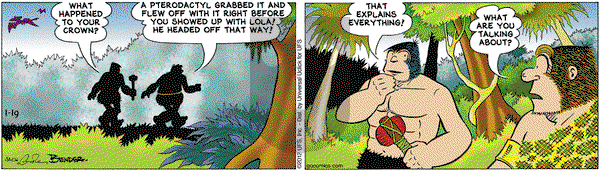 Alley Oop on Thursday January 19, 2012 Comic Strip
