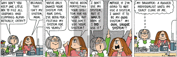 Cathy Classics on Thursday May 2, 2002 Comic Strip