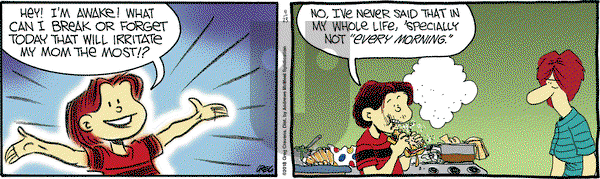 The Buckets on Monday April 23, 2018 Comic Strip