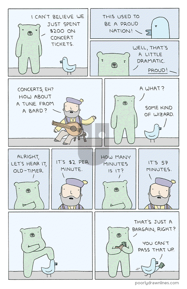 Poorly Drawn Lines on Wednesday March 30, 2016 Comic Strip