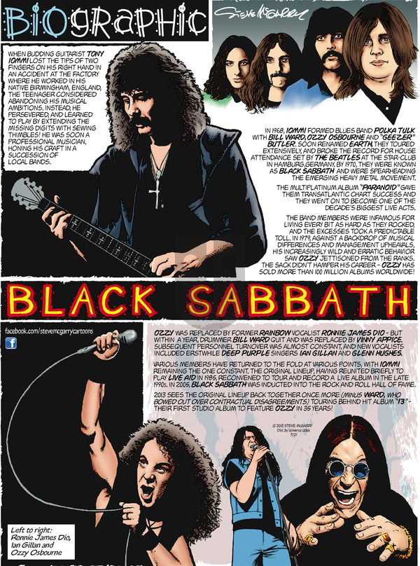 Biographic on Sunday July 21, 2013 Comic Strip