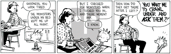 Calvin and Hobbes on Tuesday August 18, 1992 Comic Strip