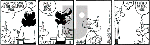 Arlo and Janis on Wednesday October 19, 1994 Comic Strip