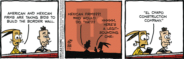 La Cucaracha on Tuesday April 18, 2017 Comic Strip