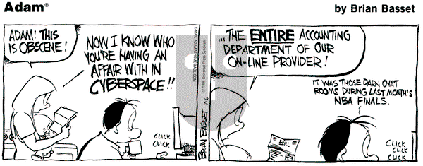 Adam@Home on Saturday July 6, 1996 Comic Strip